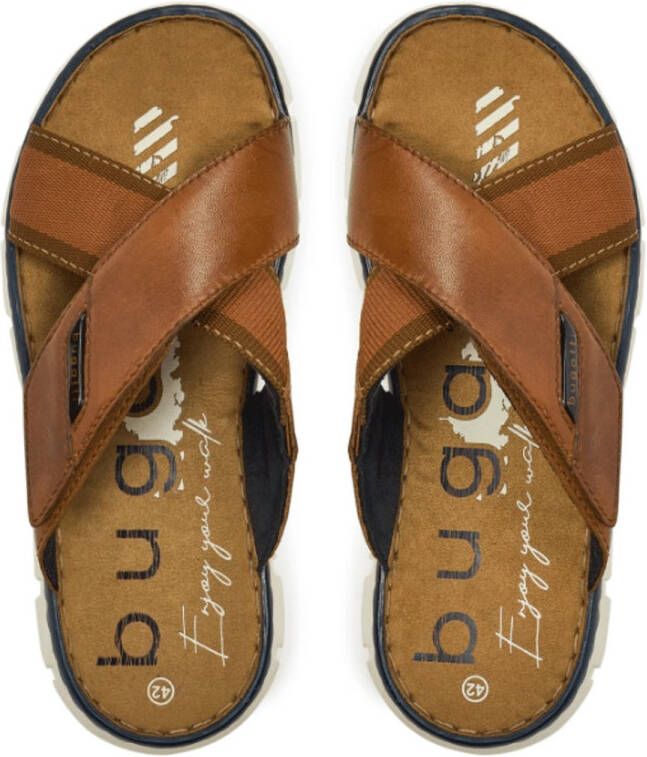 Bugatti Heren Slipper Cognac COGNA