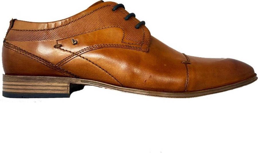 Bugatti Veterschoenen Mattia met modieuze hand finish - Foto 1