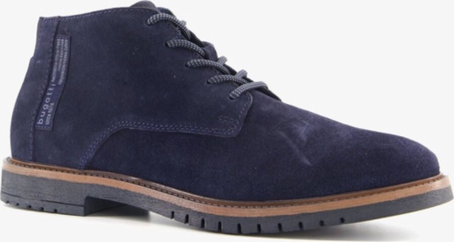 Bugatti hoge leren veterschoenen blauw - Foto 1