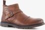 Bugatti leren heren boots bruin - Thumbnail 4