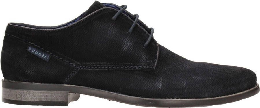 Bugatti Licio Eco Veterschoenen blauw Suede Heren