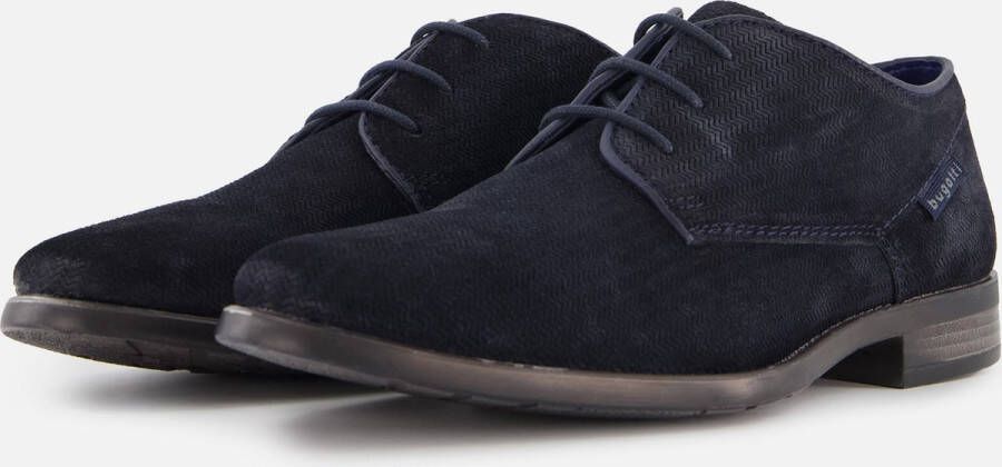 Bugatti Licio Eco Veterschoenen blauw Suede