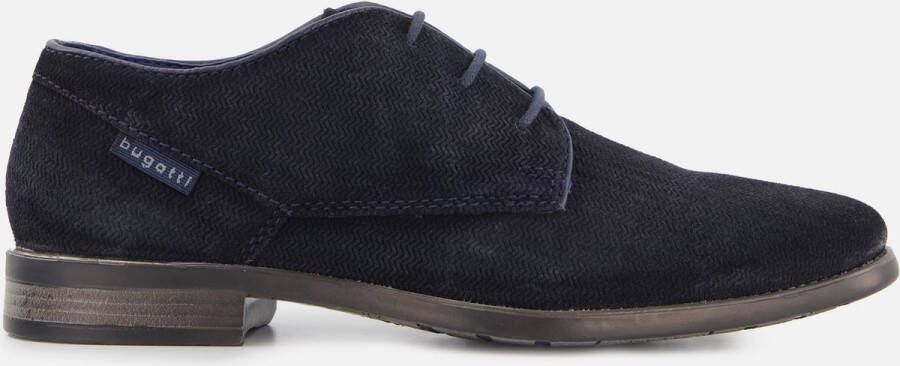 Bugatti Licio Eco Veterschoenen blauw Suede Heren