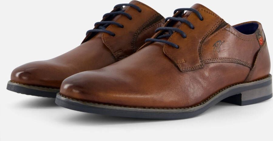 Bugatti Malco Veterschoenen cognac Leer