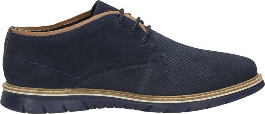 Bugatti Sammy Comfort Veterschoenen Laag blauw