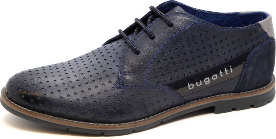 Bugatti shoes Bugatti Heren Veterschoen Fedaro 311-A6S03-3500 Denim