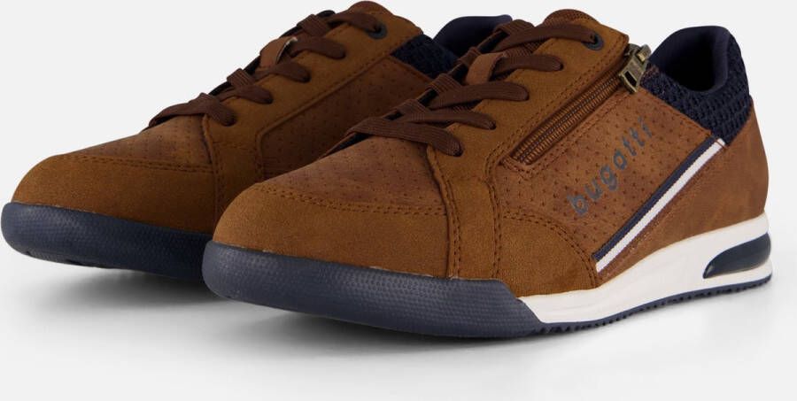 Bugatti Sneakers cognac Textiel