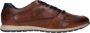 Bugatti Casual leren sneakers met versterkte hiel Brown Heren - Thumbnail 1