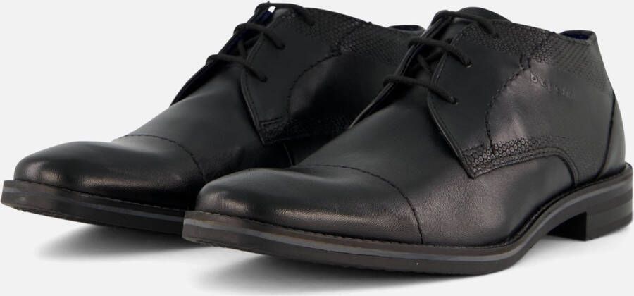 Bugatti Veterschoenen Zwart Leer 390301 Heren Leer