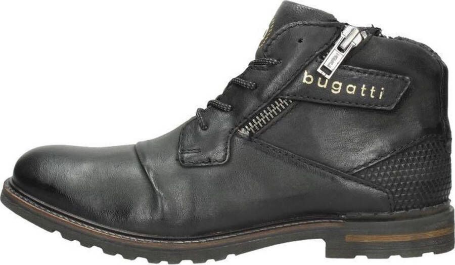 Bugatti Hoge veterschoenen met rits aan de binnenkant