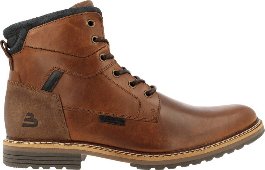 Bullboxer Boot Male Cognac Navy Laarzen