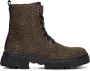 Bullboxer Diyona Ankle Veterboots Laarzen Met Veters Meisjes Kids Cognac - Thumbnail 2