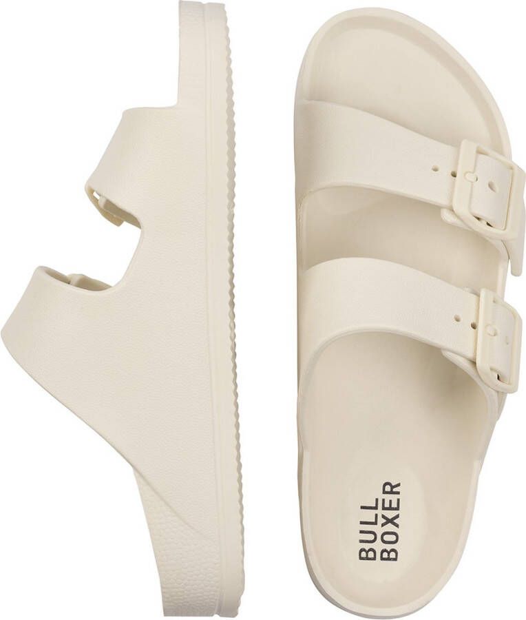 Bullboxer Flip-Flop Slide Female Offwhite 36 Slippers