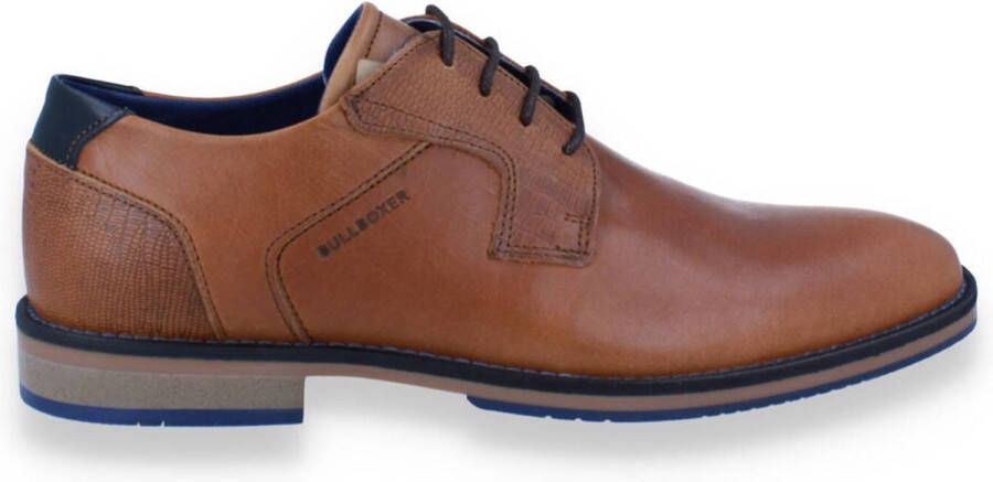 Bullboxer Lace Up Men Tan Cognac 44 Veterschoenen