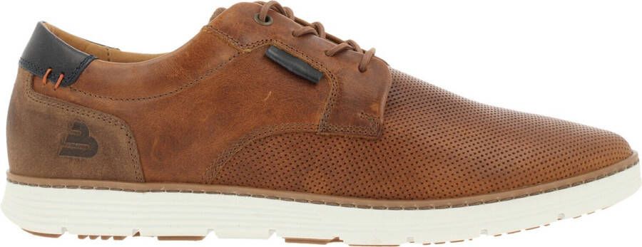 Bullboxer Lace-Up Male Tan Cognac 41 Veterschoenen