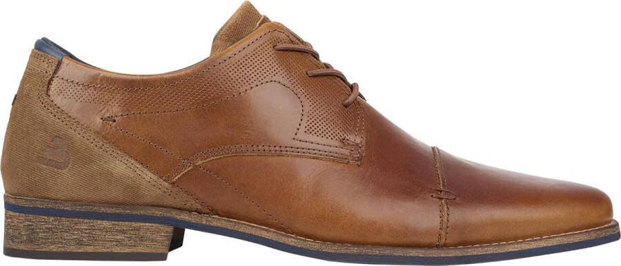 Bullboxer Lace-Up Male Tan Cognac 42 Veterschoenen