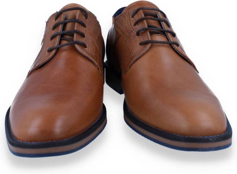 Bullboxer Lace Up Men Tan Cognac 44 Veterschoenen