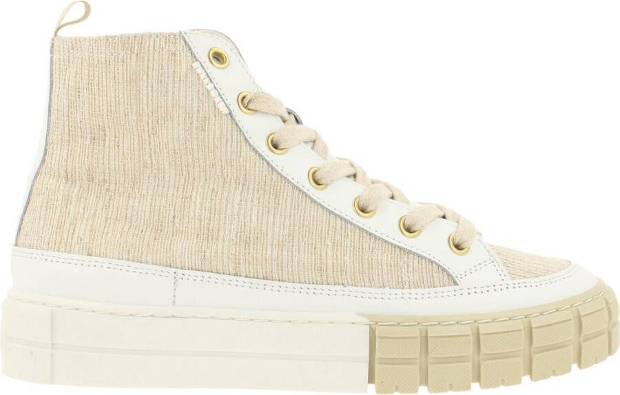 Bullboxer Sneakers 803500e6tbwhit Wit Beige White Dames