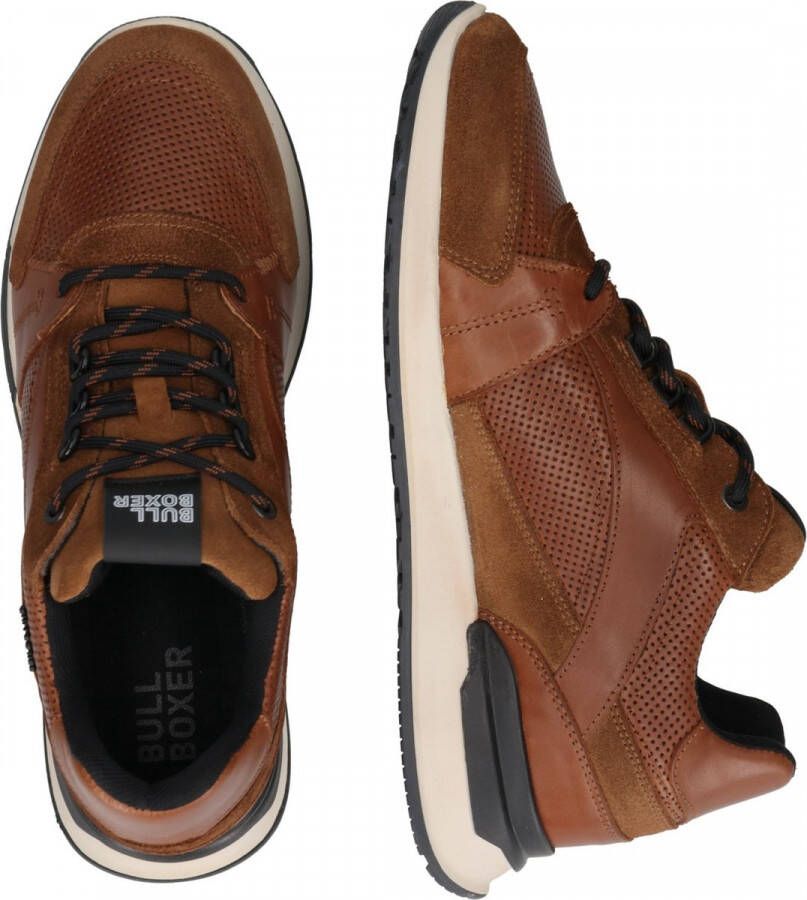 Bullboxer sneakers laag Cognac