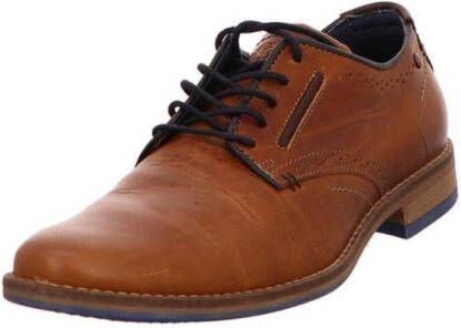 Bullboxer Lace-Up Men Tan Cognac 43 Veterschoenen