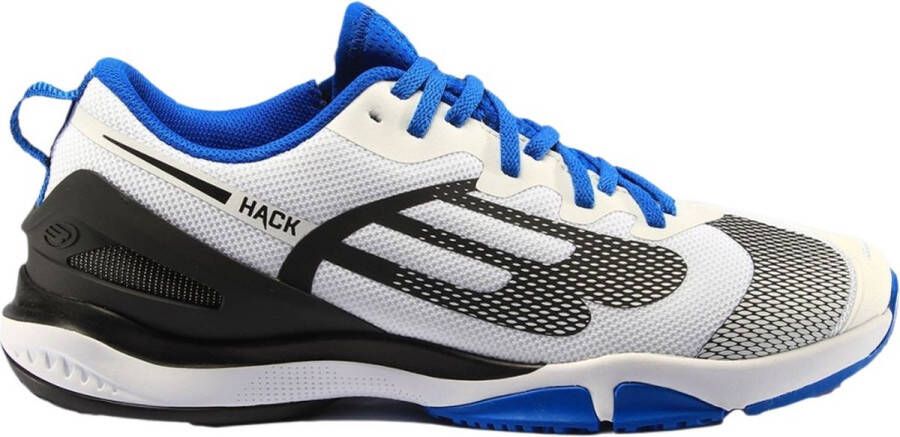 Bullpadel Padelschoenen Hack Hybrid Fly 22 Wit Blauw