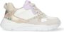 BunniesJR 224343-501 Meisjes Lage Sneakers Offwhite Lila Beige Imitatieleer Veters - Thumbnail 2