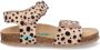 BunniesJR 224408-772 Meisjes Platte Sandalen Roze Print Imitatieleer Klittenband - Thumbnail 1