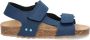 BunniesJR 224419-729 Jongens Platte Sandalen Donkerblauw Imitatieleer Klittenband - Thumbnail 1