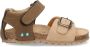 BunniesJR 224427-711 Platte Sandalen Bruin Beige Imitatieleer Klittenband - Thumbnail 2