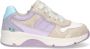 BunniesJR Fenna Force chunky leren sneakers beige lila Paars Meisjes Leer 27 - Thumbnail 2