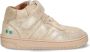 BunniesJR 224653-994 Meisjes Hoge Sneakers Goud Suède Veters - Thumbnail 2