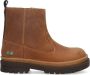 BunniesJR 224702-513 Jongens Biker Boots Bruin Suède Ritssluiting - Thumbnail 2