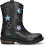 BunniesJR 224826-489 Meisjes Cowboy Boots Zwart Suède Ritssluiting - Thumbnail 2