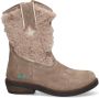 BunniesJR 224827-408 Meisjes Cowboy Boots Taupe Suède Ritssluiting - Thumbnail 2