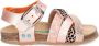 BunniesJR Becky Beach Meisjes Platte Sandalen Roze Print Imitatieleer Gesp - Thumbnail 12