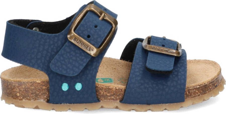 BunniesJR Bonny Beach Jongens Sandalen Blauw Imitatieleer Gesp