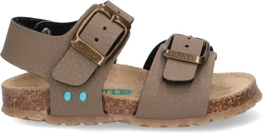 BunniesJR Bonny Beach Jongens Sandalen Taupe Imitatieleer Gesp