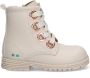 BunniesJR Bunnies JR Tosca Trots Meisjes Biker Boots Beige Leer Veters - Thumbnail 2