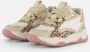 BunniesJR 225375-994 Meisjes Lage Sneakers Beige Wit Leer Veters - Thumbnail 7