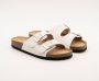 Weloveshoes SmileFavorites Sandalen Instappers Slippers Wit Imitatieleer - Thumbnail 4