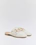 Weloveshoes SmileFavorites Loafers & Espadrilles Instappers Western Wit Imitatieleer - Thumbnail 3