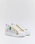 Buonarotti SmileFavorites Dames Sneakers Wit Imitatieleer - Thumbnail 1