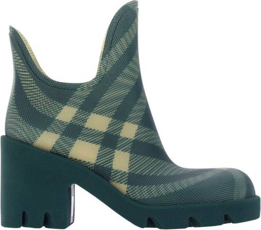 Burberry Vintage Check Rubberlaarzen Green Dames