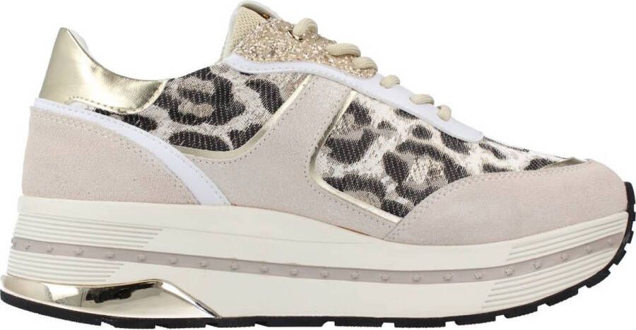 CafèNoir Stijlvolle Damessneakers Beige Dames