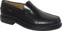 Callaghan Premium Leren Loafer met Spectaculaire Afwerking Black Heren - Thumbnail 1