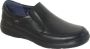 Callaghan Zwarte Casual Leren Mocassins Black Heren - Thumbnail 1