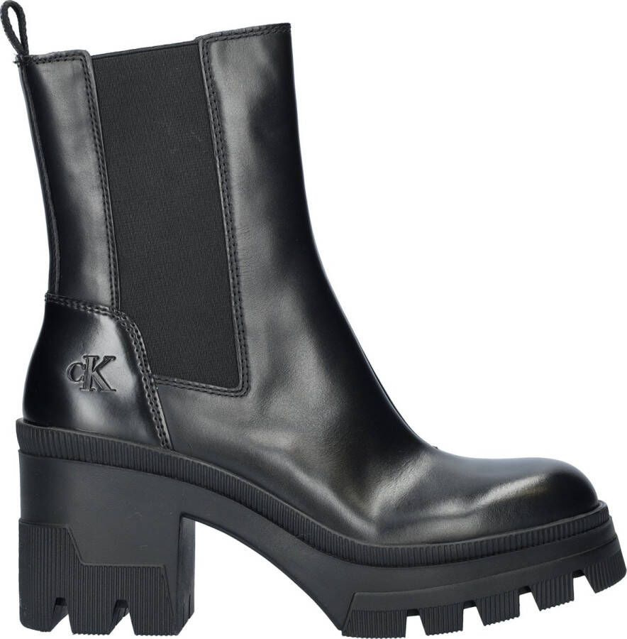 Calvin Klein Jeans Chelsea boots met blokhak model 'CHUNKY HEELED'