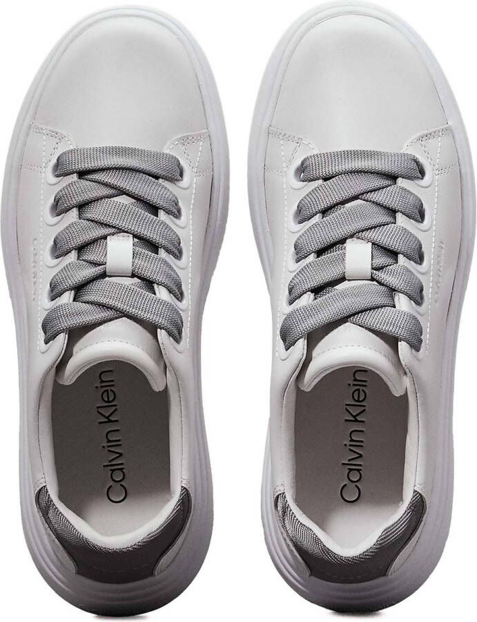 Calvin Klein Cupsole Lth-Sneakers Met Veters Streetwear Vrouwen