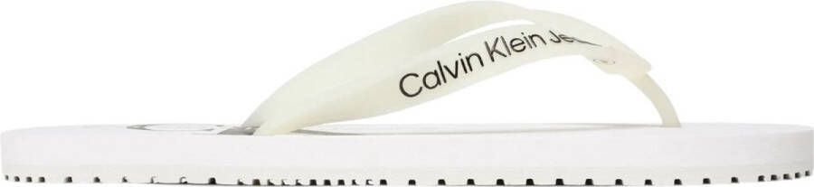 Calvin Klein Jeans Heren Flip Flops Lente Zomer Collectie White Heren