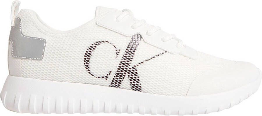 Calvin Klein Jeans Sporty Runner Eva Slip-On Schoenen Bright White Dames